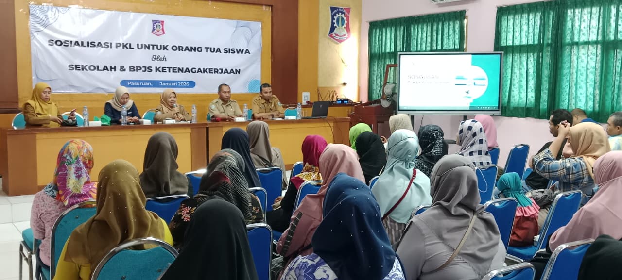 SOSIALISASI PKL BAGI WALI MURID KELAS XI RPL SMK NEGERI 1 PASURUAN